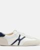 Veronica Beard Veronica Beard Leather-trimmed canvas sneakers - 5