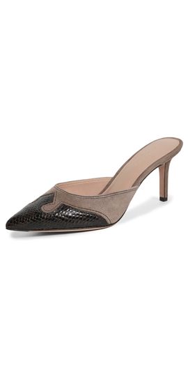 Veronica Beard Veronica Beard Lisa Western Pumps Bark/Espresso
