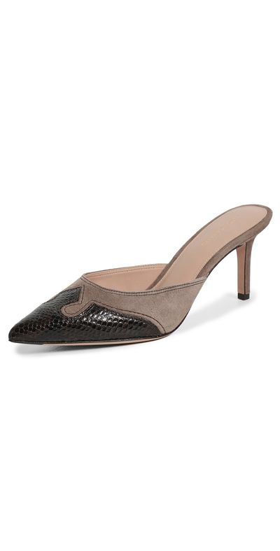 Veronica Beard Veronica Beard Lisa Western Pumps Bark/Espresso