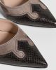 Veronica Beard Veronica Beard Lisa Western Pumps Bark/Espresso - 6