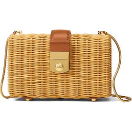 Veronica Beard Veronica Beard Lock Rattan Box Clutch