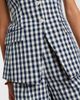 Veronica Beard Veronica Beard Lois gingham cotton vest - 4