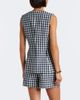 Veronica Beard Veronica Beard Lois gingham cotton vest - 5
