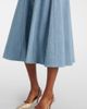 Veronica Beard Veronica Beard Lou pleated denim midi dress - 5