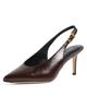 Veronica Beard Veronica Beard Luciana Slingback Heels Burgundy - 1