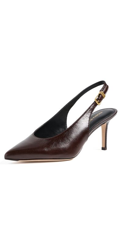 Veronica Beard Veronica Beard Luciana Slingback Heels Burgundy