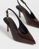 Veronica Beard Veronica Beard Luciana Slingback Heels Burgundy - 5