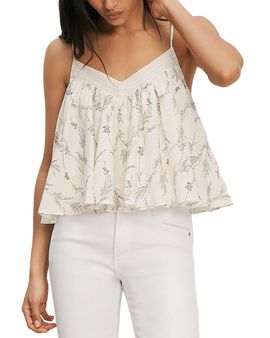 Veronica Beard Veronica Beard Mariale Lace Trim Top