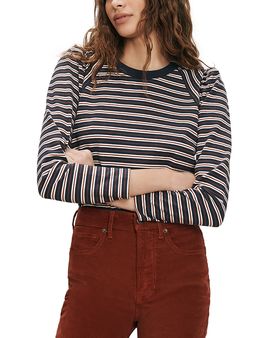 Veronica Beard Veronica Beard Mason Cotton Blend Baseball Tee