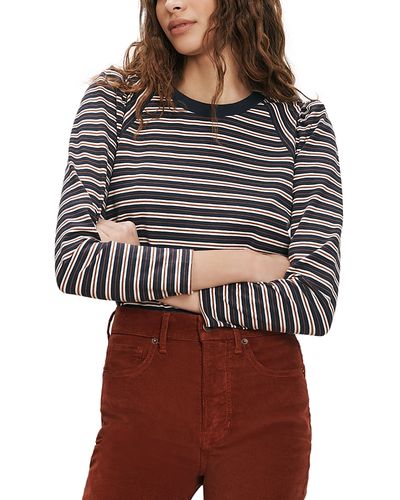Veronica Beard Veronica Beard Mason Cotton Blend Baseball Tee