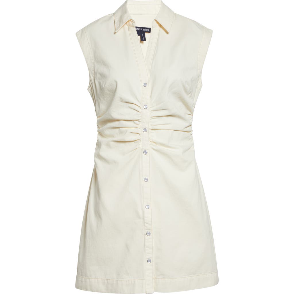 Veronica Beard Veronica Beard Maura Sleeveless Mini Shirtdress