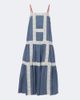 Veronica Beard Veronica Beard Mazarine lace-trimmed ramie maxi dress - 1