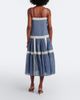 Veronica Beard Veronica Beard Mazarine lace-trimmed ramie maxi dress - 5