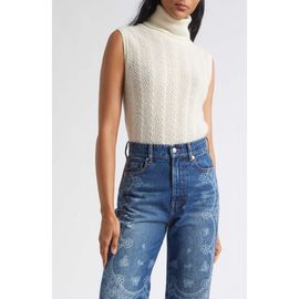 Veronica Beard Veronica Beard Mazzy Pointelle Knit Shell