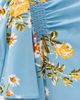 Veronica Beard Veronica Beard Midi Huntleigh Dress Blue River Multi - 6