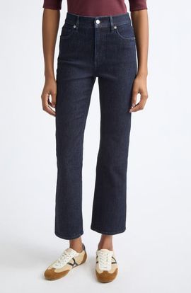 Veronica Beard Veronica Beard Milla High Waist Slim Straight Leg Jeans