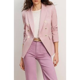 Veronica Beard Veronica Beard Miller Textured Stretch Cotton Dickey Jacket