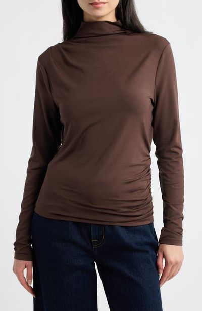 Veronica Beard Veronica Beard Mylie Mock Neck Knit Top