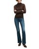 Veronica Beard Veronica Beard Mylie Mock Neck Long Sleeve Ruched Top - 2