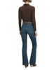 Veronica Beard Veronica Beard Mylie Mock Neck Long Sleeve Ruched Top - 3