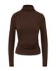 Veronica Beard Veronica Beard Mylie Mock Neck Long Sleeve Ruched Top - 4