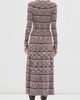 Veronica Beard Veronica Beard Nami Knit Dress Rust Multi - 3