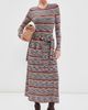 Veronica Beard Veronica Beard Nami Knit Dress Rust Multi - 5