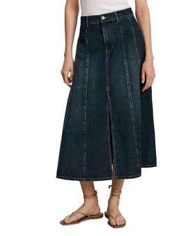 Veronica Beard Veronica Beard Nasreen Cotton Midi Skirt