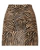 Veronica Beard Veronica Beard Ohemia Zebra Print Genuine Calf Hair Skirt - 5
