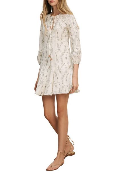 Veronica Beard Veronica Beard Ollian Floral Cotton & Silk Minidress