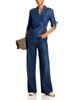 Veronica Beard Veronica Beard Perezzi Asymmetric Tie Waist Denim Shirt - 2