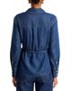 Veronica Beard Veronica Beard Perezzi Asymmetric Tie Waist Denim Shirt - 3