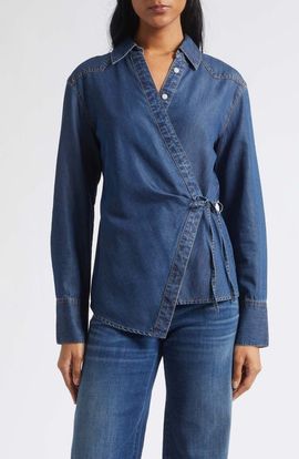 Veronica Beard Veronica Beard Perezzi Wrap Shirt