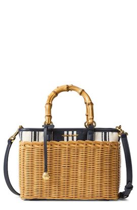 Veronica Beard Veronica Beard Porto Wicker Stripe Canvas Bag