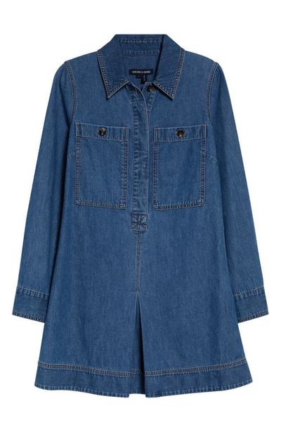 Veronica Beard Veronica Beard Pryce Long Sleeve Denim Dress