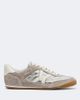 Veronica Beard Veronica Beard Quilted suede-trimmed leather sneakers - 5