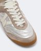 Veronica Beard Veronica Beard Quilted suede-trimmed leather sneakers - 6