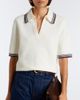 Veronica Beard Veronica Beard Quinelle knitted cotton-blend polo shirt - 2