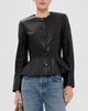 Veronica Beard Veronica Beard Quinn Lambskin Leather Jacket Black - 2