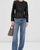 Veronica Beard Veronica Beard Quinn Lambskin Leather Jacket Black - 5