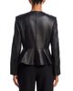 Veronica Beard Veronica Beard Quinn Peplum Leather Jacket - 4