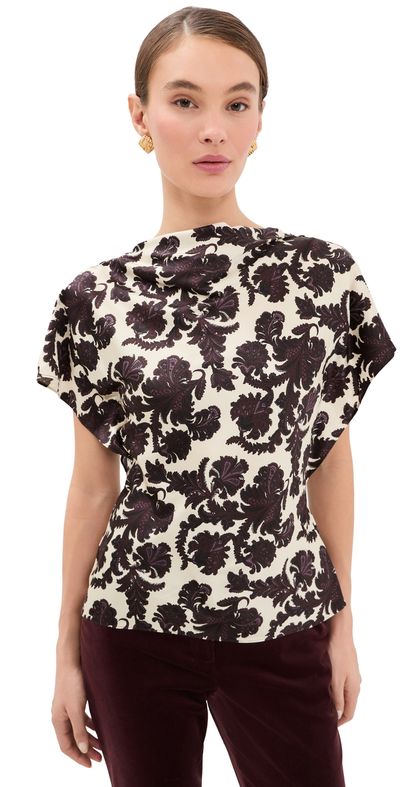 Veronica Beard Veronica Beard Redgrave Top Ecru Multi