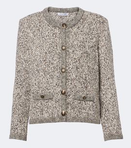 Veronica Beard Veronica Beard Rexton knitted cotton-blend cardigan