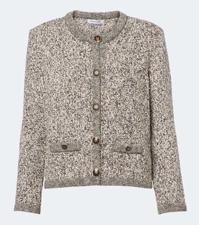 Veronica Beard Veronica Beard Rexton knitted cotton-blend cardigan