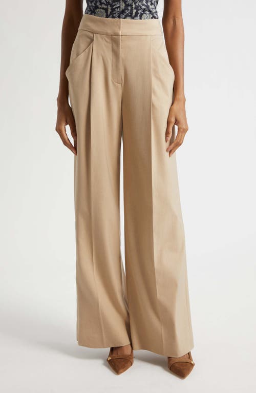 Veronica Beard Veronica Beard Rimini Pleated Wide Leg Pants