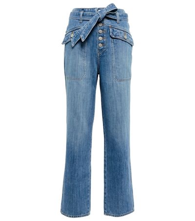 Veronica Beard Veronica Beard Rinley high-rise cropped jeans