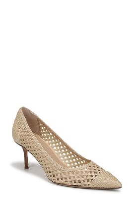 Veronica Beard Veronica Beard Rita Raffia Pointed Toe Pump