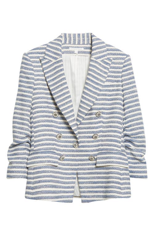 Veronica Beard Veronica Beard Ryland Stripe Cotton Blend Dickey Jacket