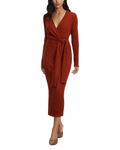 Veronica Beard Veronica Beard Salomez Wool & Cashmere Wrap Dress