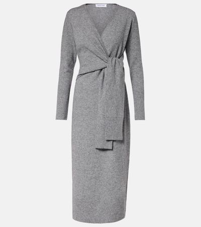 Veronica Beard Veronica Beard Salomez wool and cashmere wrap midi dress